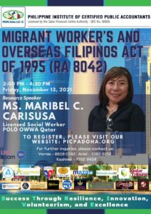 Migrant Workers and OFW Act
